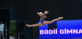 В Баку стартовал 28-й чемпионат Азербайджана по художественной гимнастике (ФОТО)