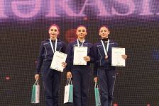 Azerbaijan Rhythmic Gymnastics Championship: awarding ceremony (PHOTO)