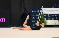 В Баку стартовал заключительный день 28-го чемпионата Азербайджана по художественной гимнастике (ФОТО)