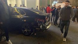 В Баку произошла цепная авария (ФОТО)