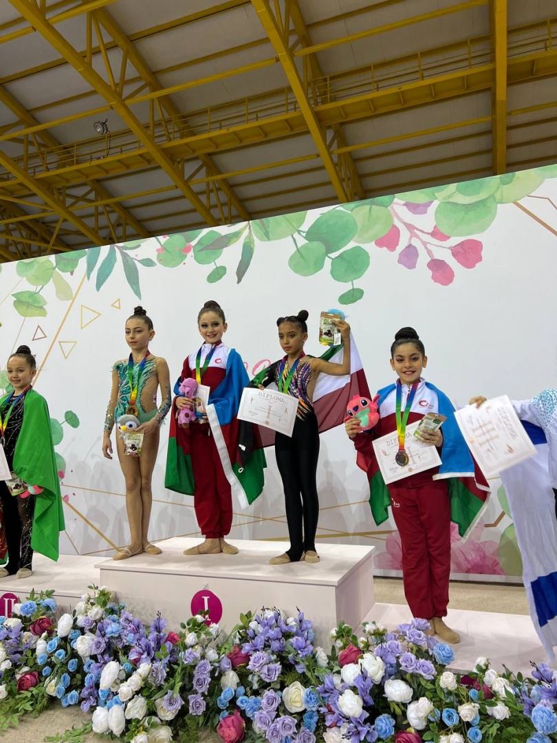 Azerbaijani gymnasts win gold medals at international tournament (PHOTO)