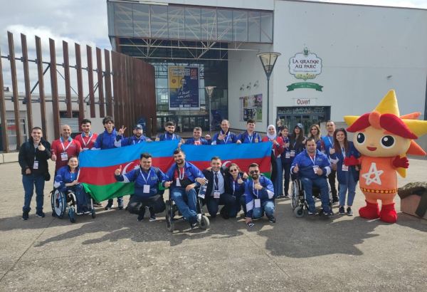Представители Азербайджана впервые приняли участие в чемпионате абилимпийцев во Франции (ФОТО)