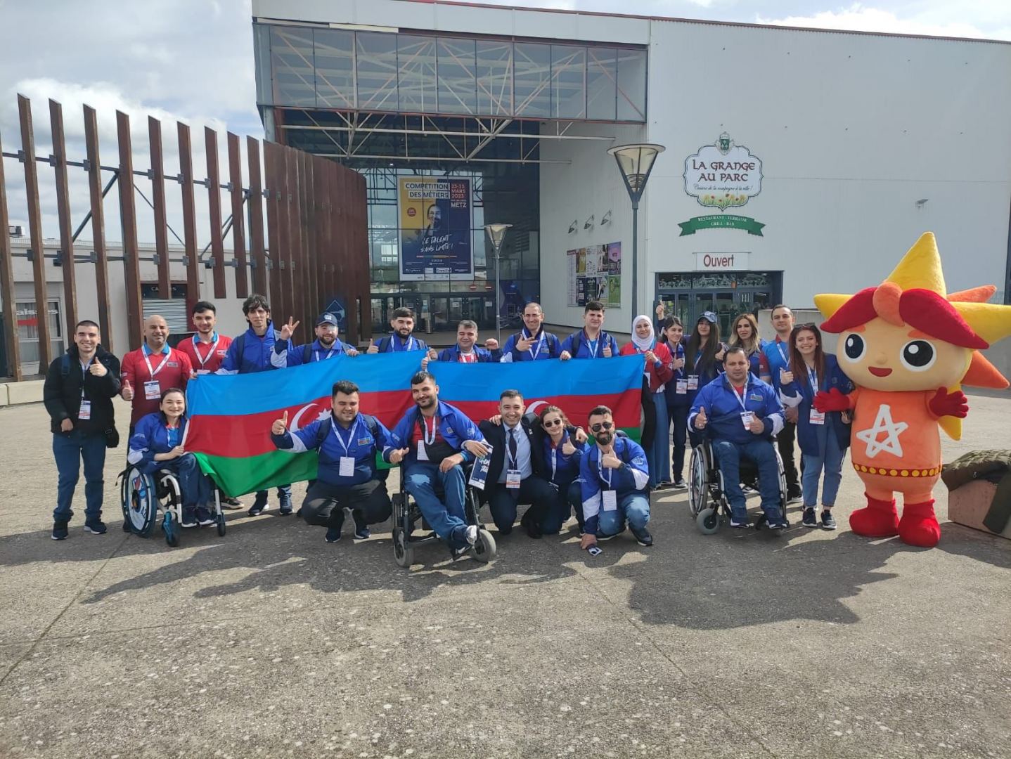 Представители Азербайджана впервые приняли участие в чемпионате абилимпийцев во Франции (ФОТО)