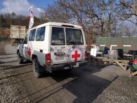 ICRC convoy moves freely along Azerbaijan's Lachin-Khankendi road (PHOTO)