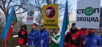 Акция протеста на дороге Лачин-Ханкенди длится 107-й день (ФОТО)