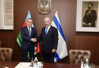 Azerbaijani FM meets PM of Israel (PHOTO)