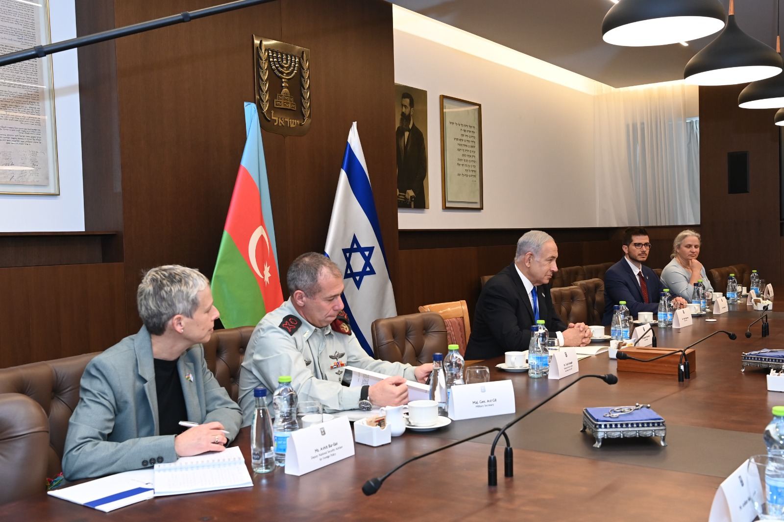 Netanyahu expresses Israel's interest in further co-op dev’t with Azerbaijan (PHOTO)
