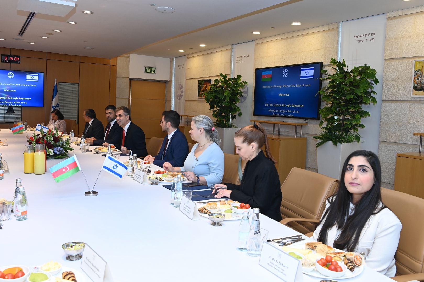 Состоялась встреча глав МИД Азербайджана и Израиля (ФОТО)