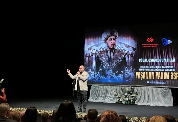 Азербайджанский театр был, есть и будет - отмечен юбилей Ниджата Кязымова (ФОТО)