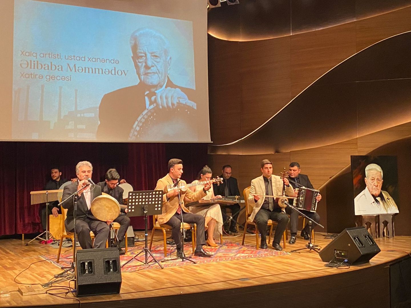 В Баку прошел вечер памяти видного исполнителя мугама Алибабы Мамедова (ФОТО)