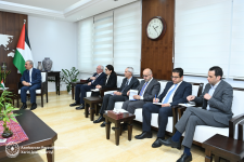Джейхун Байрамов встретился с премьер-министром Палестины (ФОТО)
