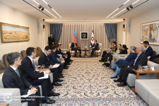 Azerbaijani FM briefs Israeli president on post-conflict situation in region (PHOTO)