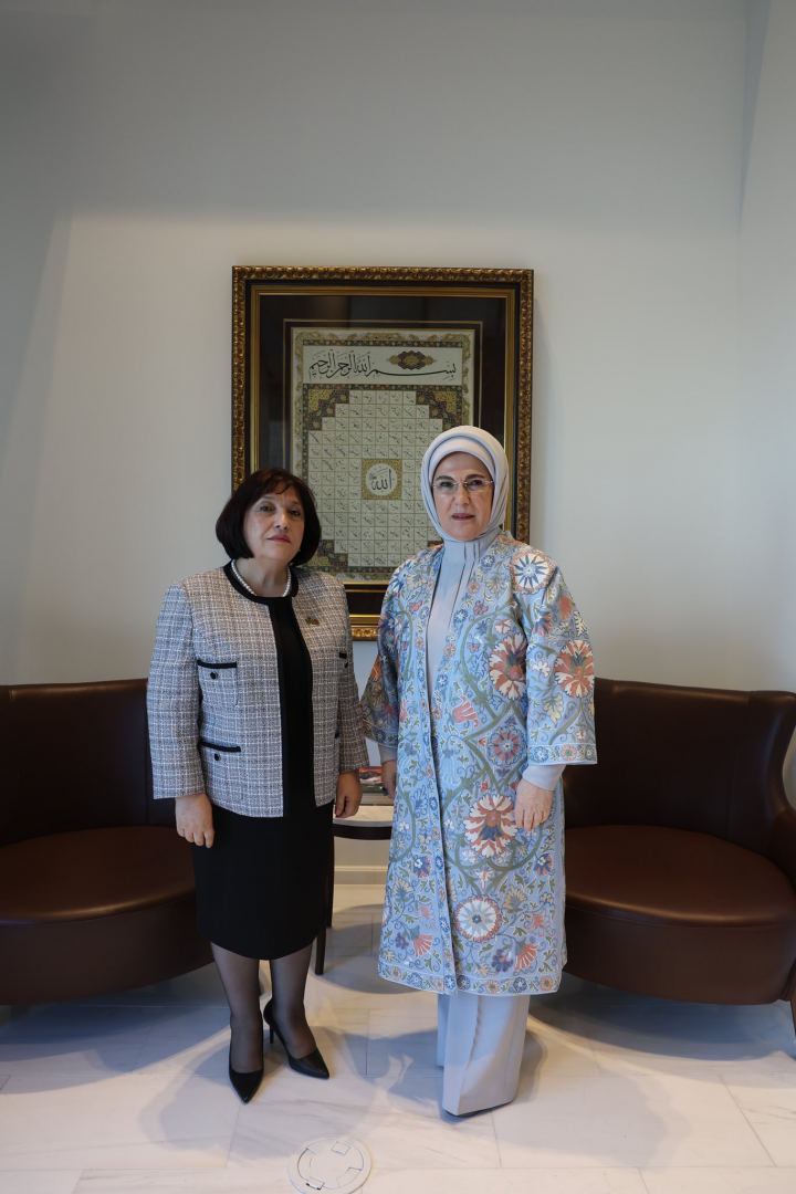 Сахиба Гафарова встретилась с Эмине Эрдоган в рамках спецсессии ООН (ФОТО)