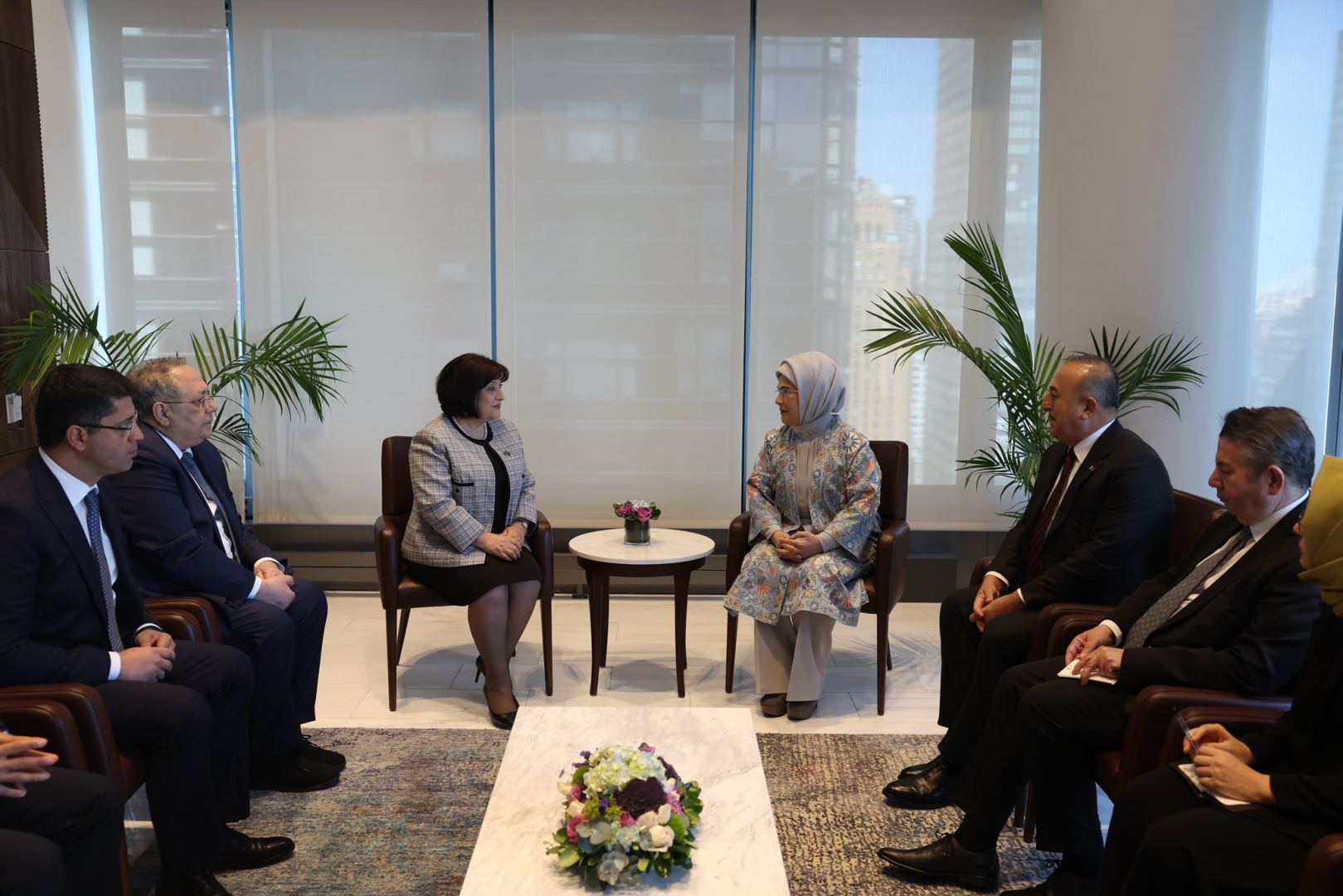 Сахиба Гафарова встретилась с Эмине Эрдоган в рамках спецсессии ООН (ФОТО)