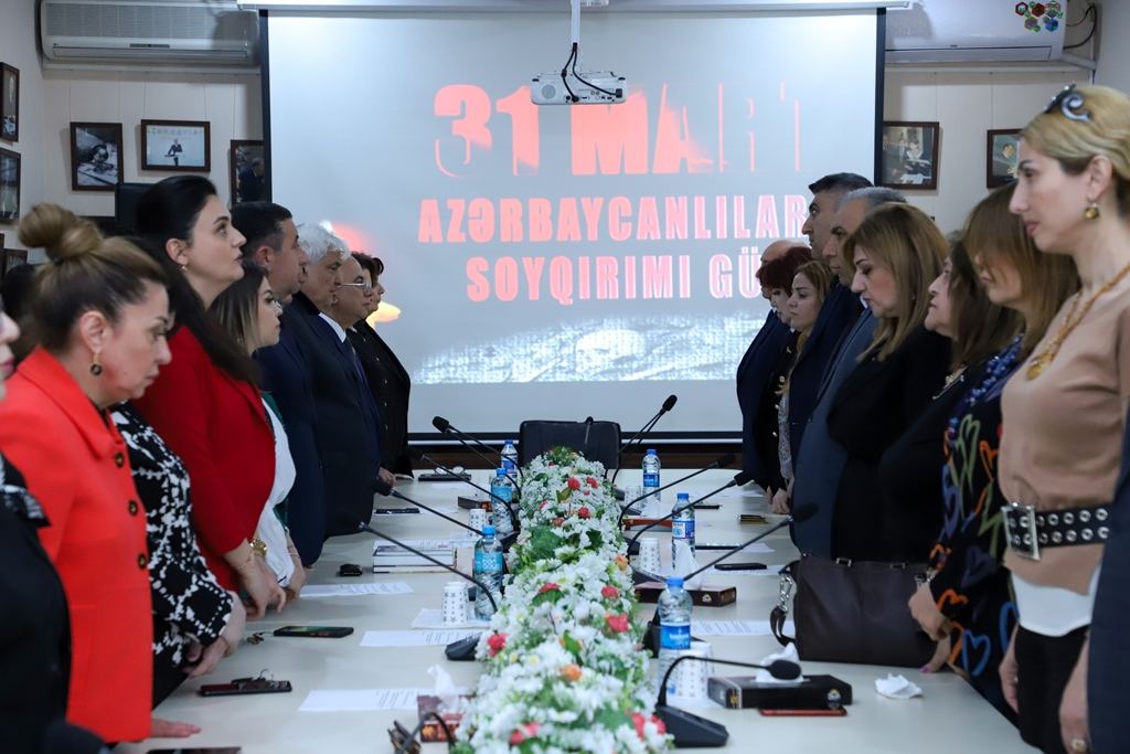 ADU-da 31 mart - Azərbaycanlıların Soyqırımı Günü ilə bağlı tədbir keçirilib (FOTO)