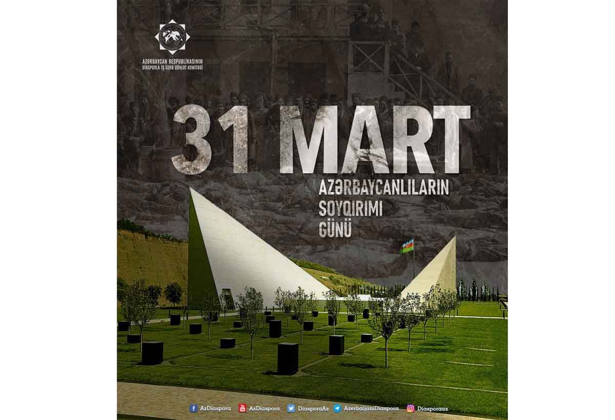 Azerbaijani diaspora calls on international community to give political and legal assessment of March 31 genocide
