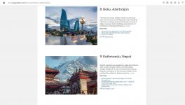 TripAdvisor добавила Баку в список ведущих направлений мира