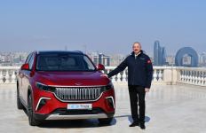 Президенту Азербайджана Ильхаму Алиеву представлен первый турецкий электромобиль Togg (ФОТО/ВИДЕО)