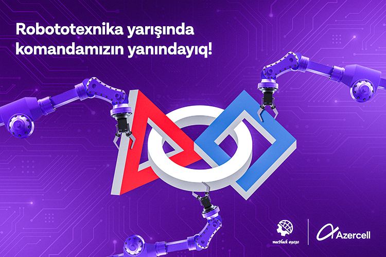 При поддержке Azercell Азербайджанская команда представлена на соревнованиях по робототехнике в США