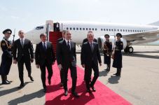 Премьер-министр Грузии Ираклий Гарибашвили прибыл с рабочим визитом в Азербайджан (ФОТО)