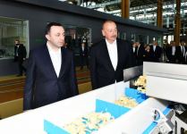 Президент Ильхам Алиев и премьер-министр Ираклий Гарибашвили посетили Габалинский продовольственный городок (ФОТО/ВИДЕО)