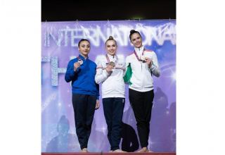 Gimnastımız Fransada keçirilən Qran-pri yarışında gümüş medal qazanıb