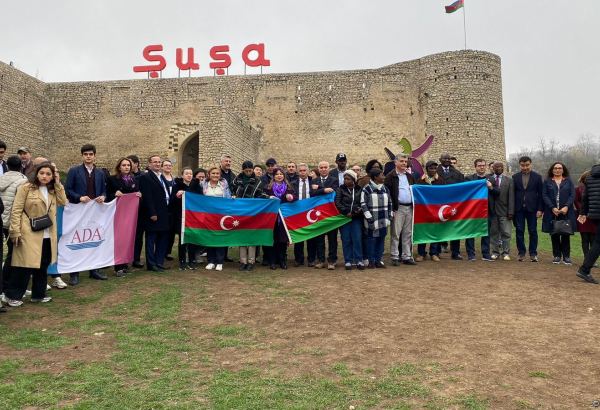 Делегация ТЮРКСОЙ по делам ЮНЕСКО посетила Шушинскую крепость (ФОТО)