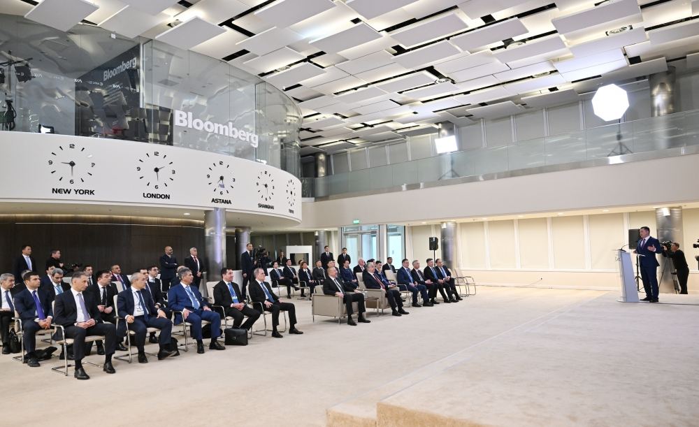 President Ilham Aliyev and President Kassym-Jomart Tokayev visit Astana International Financial Center (PHOTO)