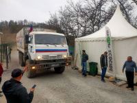 Sülhməramlılara aid 9 avtomobil Laçın yolundan maneəsiz keçib (FOTO)