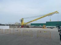 SOCAR-STP stasionar dəniz platforma kranının istehsalına başlayıb (FOTO)