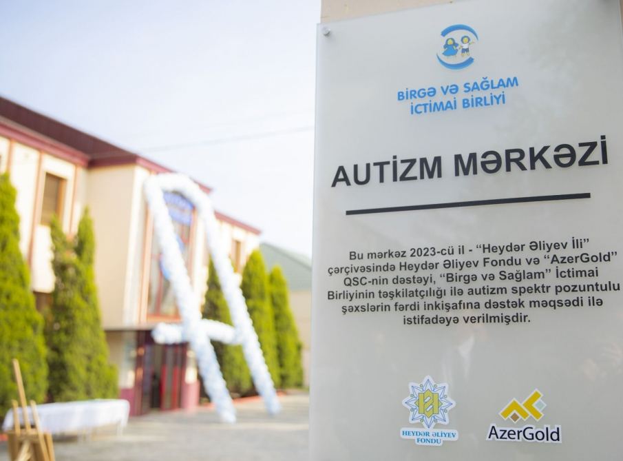 По инициативе Фонда Гейдара Алиева и при поддержке ЗАО «AzerGold» в Гяндже сдан в эксплуатацию Центр аутизма (ФОТО)