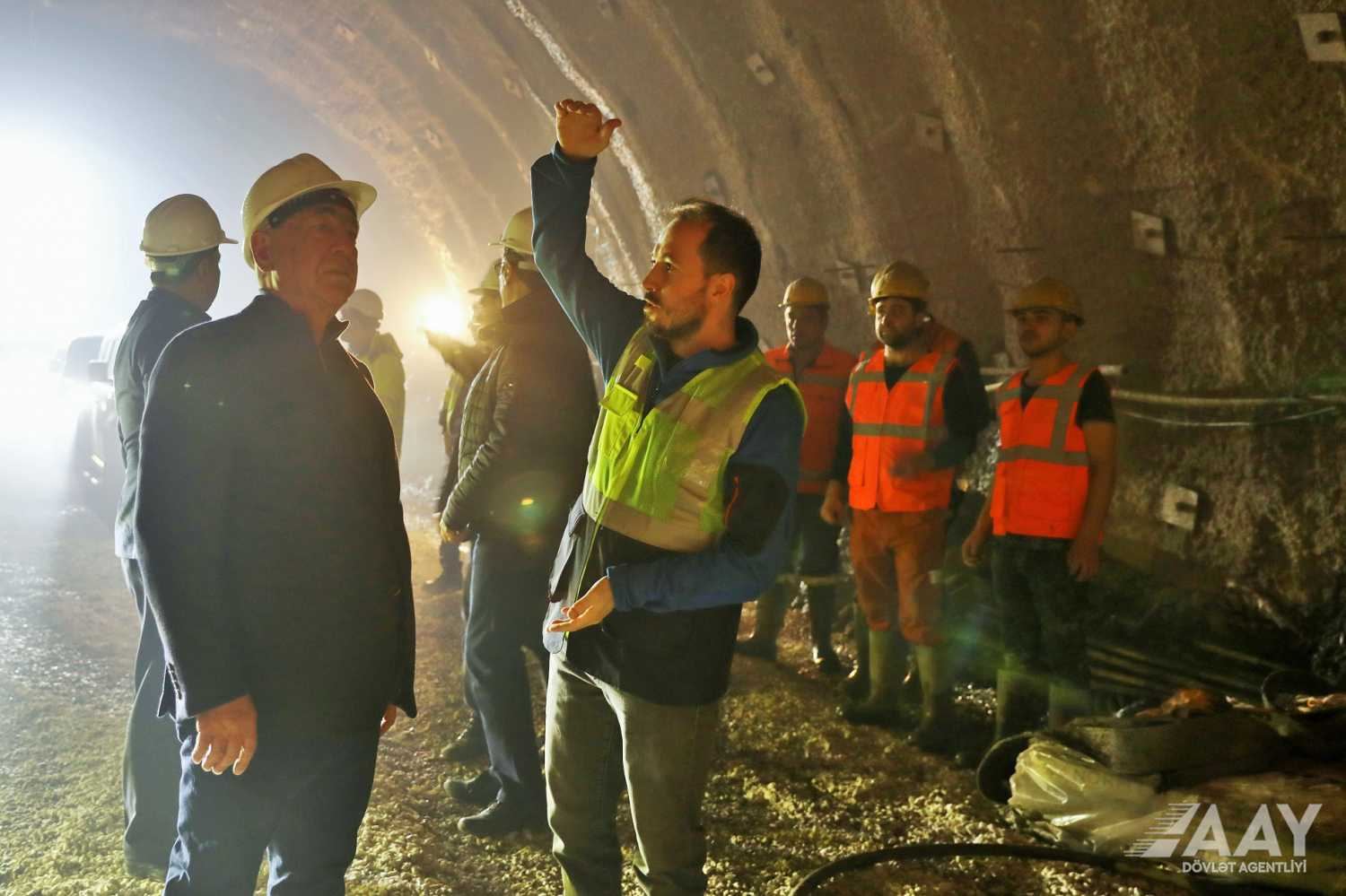 В строящемся тоннеле Муровдаг выполнено около 5 км бетонных работ (ФОТО/ВИДЕО)