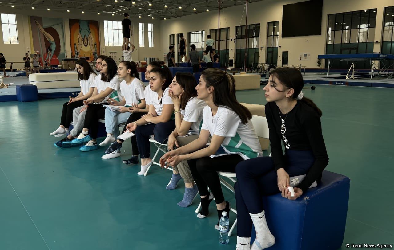Milli Gimnastika Arenasında aerobika gimnastikası üzrə məşqçilik kursları keçirilir (FOTO)