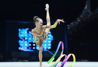 Bakıda bədii gimnastika üzrə 3-cü AGF Trophy beynəlxalq turnirinə start verilib (FOTO)