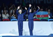 Церемония награждения победителей Международного турнира AGF Trophy в Баку: Азербайджан занял второе место в командном зачете среди юниорок (ФОТО)