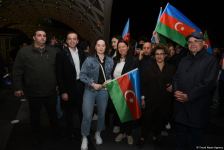 Азербайджанские спортсмены вернулись из Еревана в Баку (ФОТО)