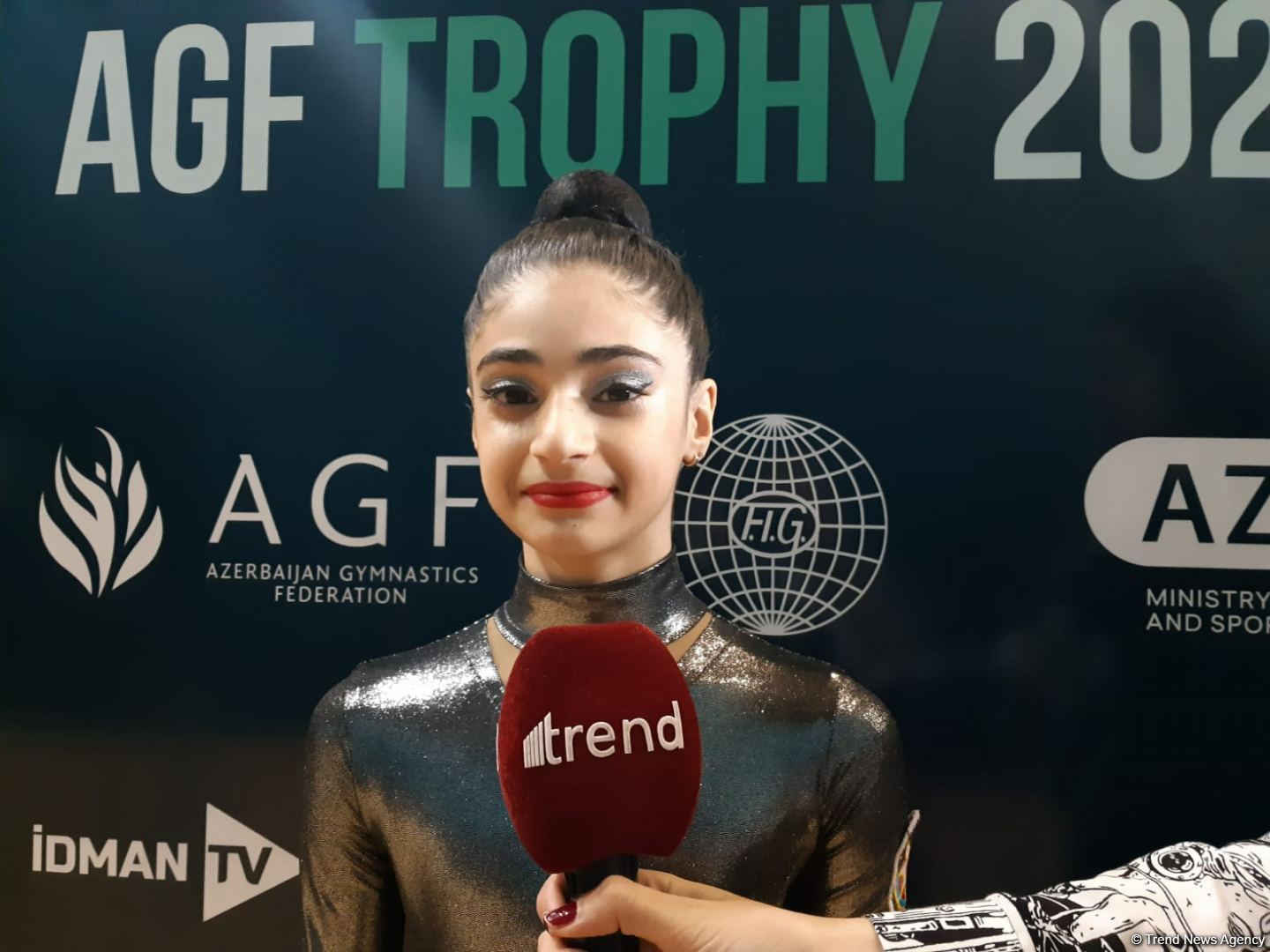 Соревнования Международного турнира AGF Trophy проходят прекрасно – юная азербайджанская гимнастка