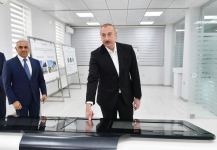 Президент Ильхам Алиев принял участие в открытии Сальянского центра цифрового управления ОАО «Азеришыг» (ФОТО/ВИДЕО)
