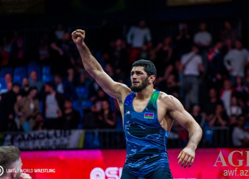 Azerbaijani wrestler wins silver medal at European Championship