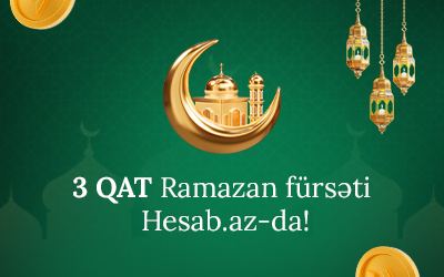 Hesab.az Ramazan bayramı münasibətilə istifadəçilərini 3QAT Koin kampaniyası ilə sevindirməyi unutmadı
