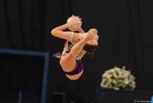 Bakıda bədii gimnastika üzrə FIG Dünya kuboku yarışlarının birinci gününə start verilib (FOTO)