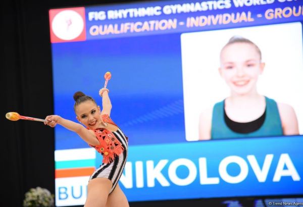 World Cup in Baku: gymnast from Bulgaria wins gold in exercises with clubs