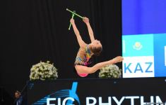 Second day of FIG World Cup competitions in Rhythmic Gymnastics kicks off in Baku (PHOTO)