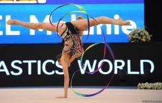 Best moments of second day of Rhythmic Gymnastics World Cup competitions in Baku (PHOTO)