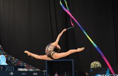 Best moments of second day of Rhythmic Gymnastics World Cup competitions in Baku (PHOTO)