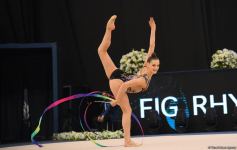 Best moments of second day of Rhythmic Gymnastics World Cup competitions in Baku (PHOTO)