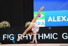 Best moments of second day of Rhythmic Gymnastics World Cup competitions in Baku (PHOTO)