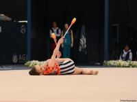 Best moments of second day of Rhythmic Gymnastics World Cup competitions in Baku (PHOTO)