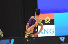 Best moments of second day of Rhythmic Gymnastics World Cup competitions in Baku (PHOTO)