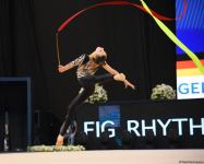 Best moments of second day of Rhythmic Gymnastics World Cup competitions in Baku (PHOTO)